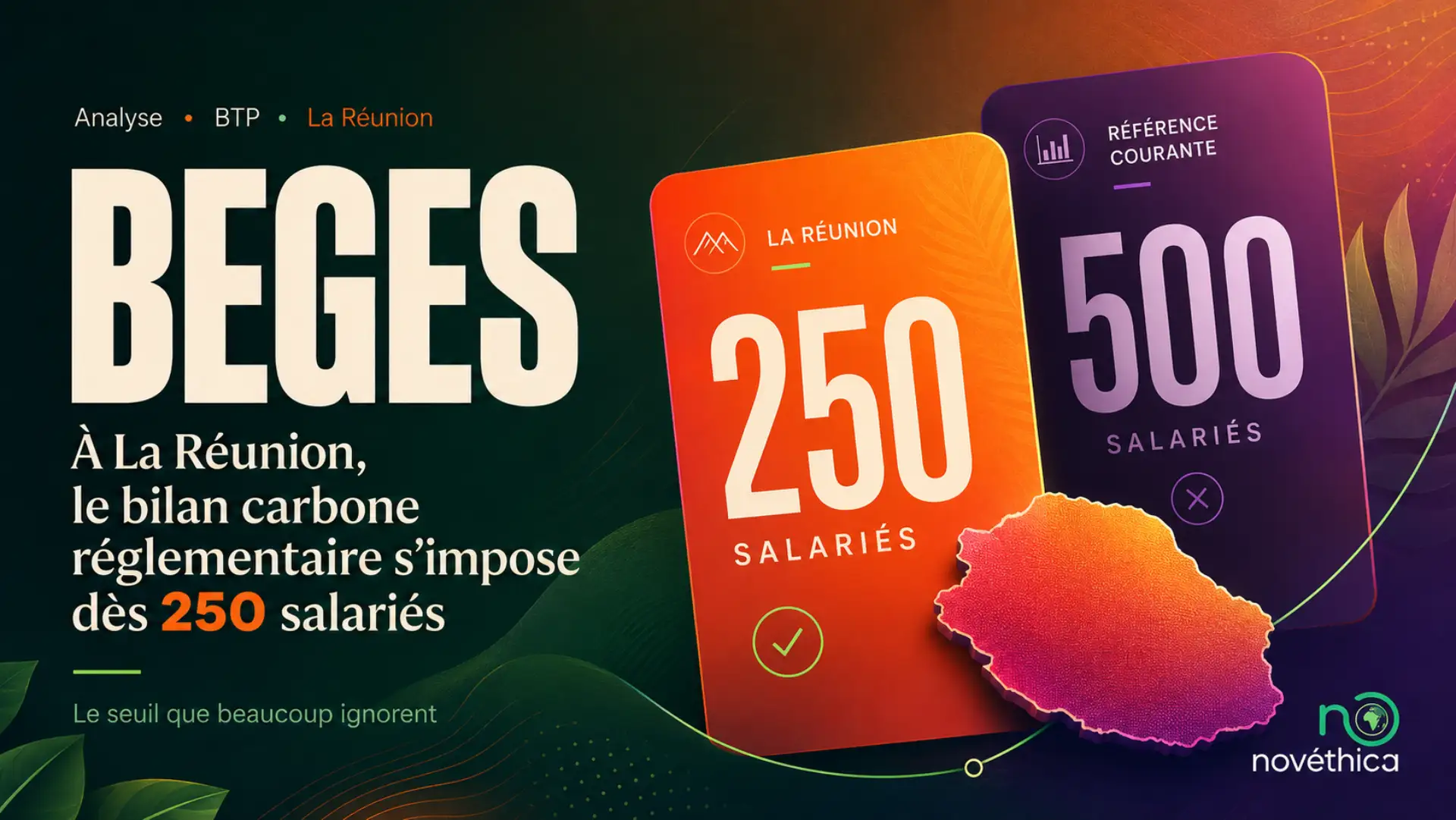 BEGES outre-mer 250 salariés